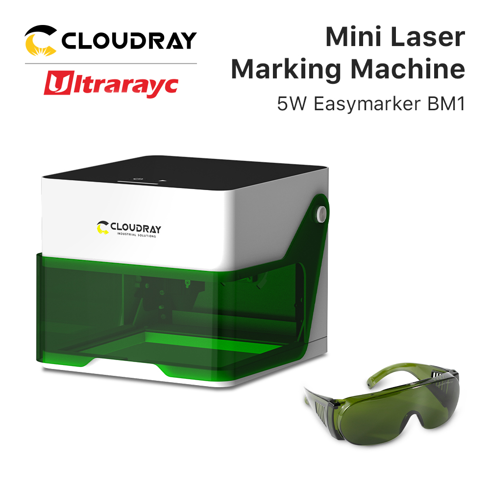 Fiber Laser Marking Machine 30W - Cloudray 5000mw CNC Mini grawer laserowy