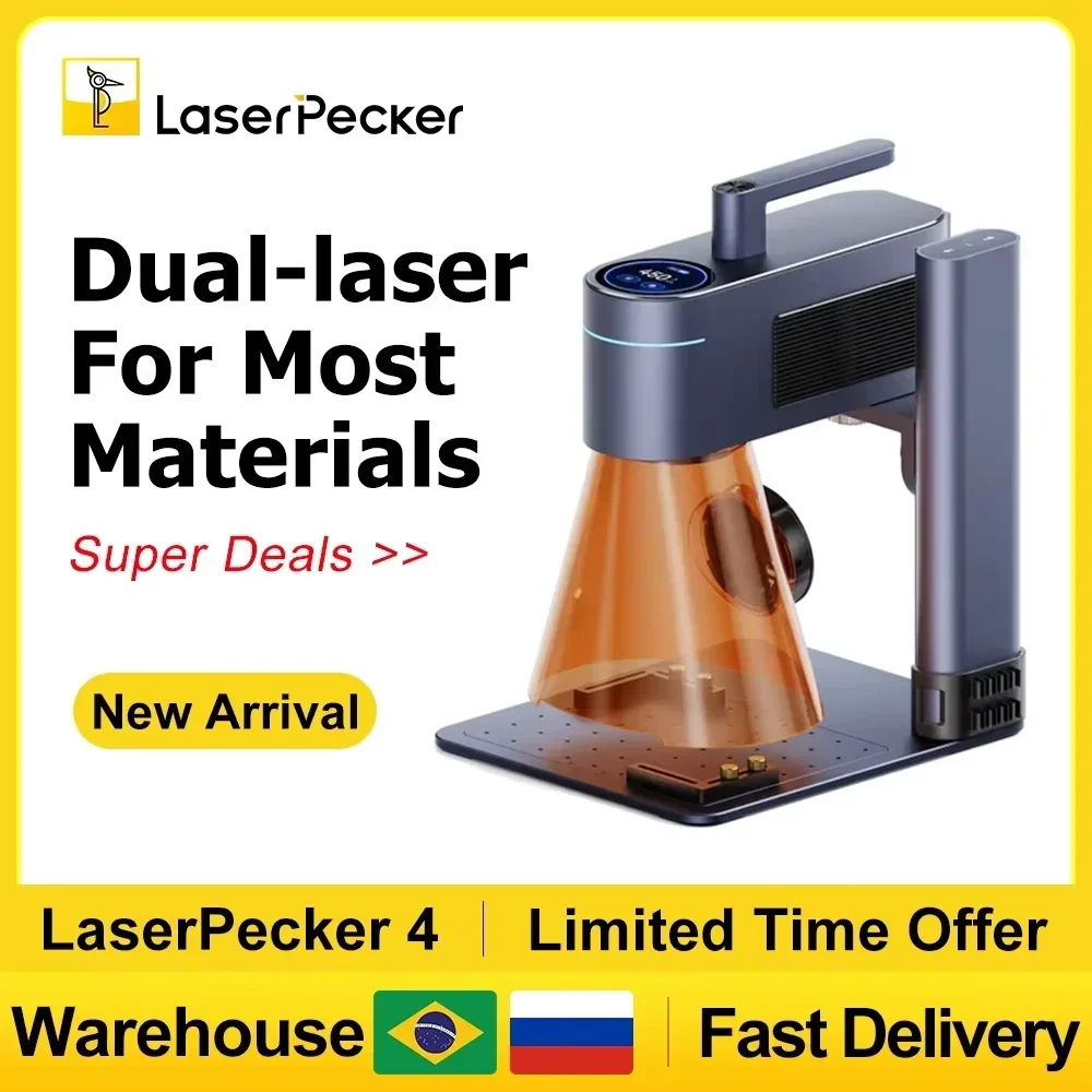 LASERPECKER 4 LP4 Maszyna do g – Fiber Laser Marking Machine 30W recenzja i cena