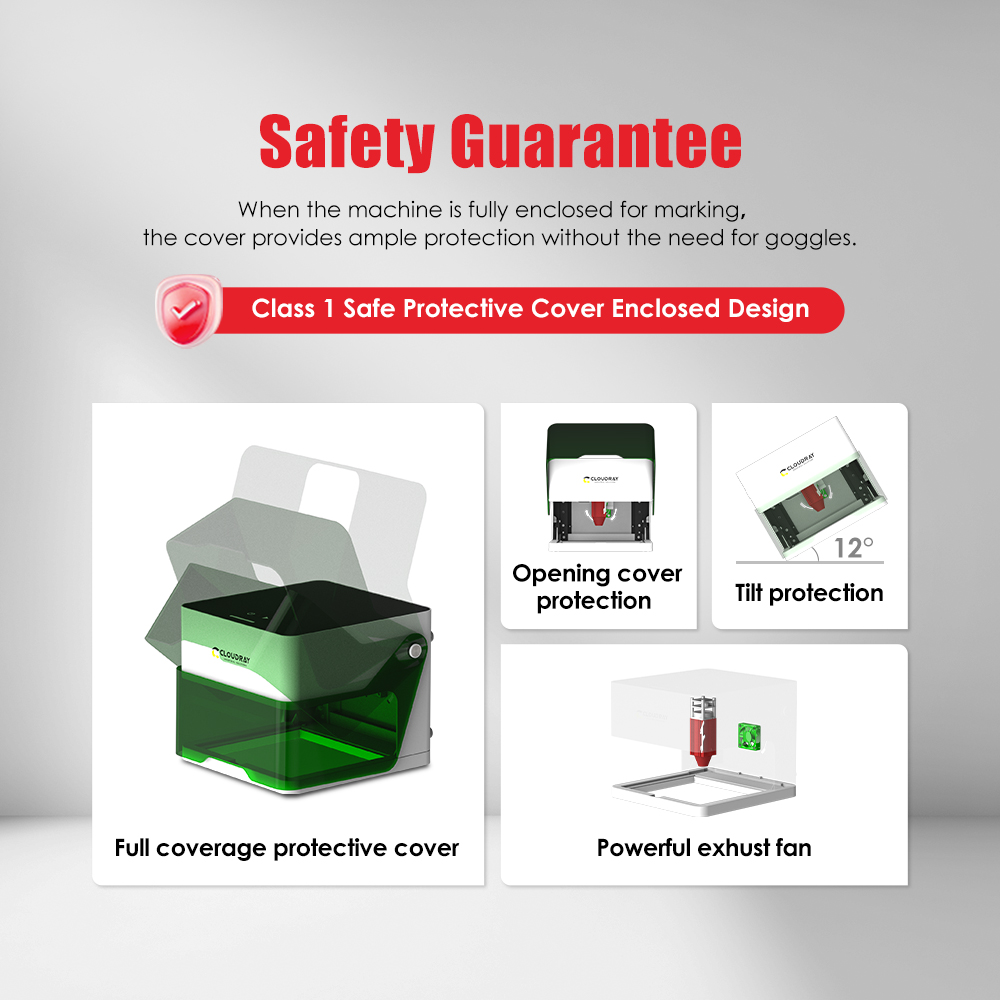 Cloudray 5000mw CNC Mini grawe – Fiber Laser Marking Machine 30W recenzja i cena
