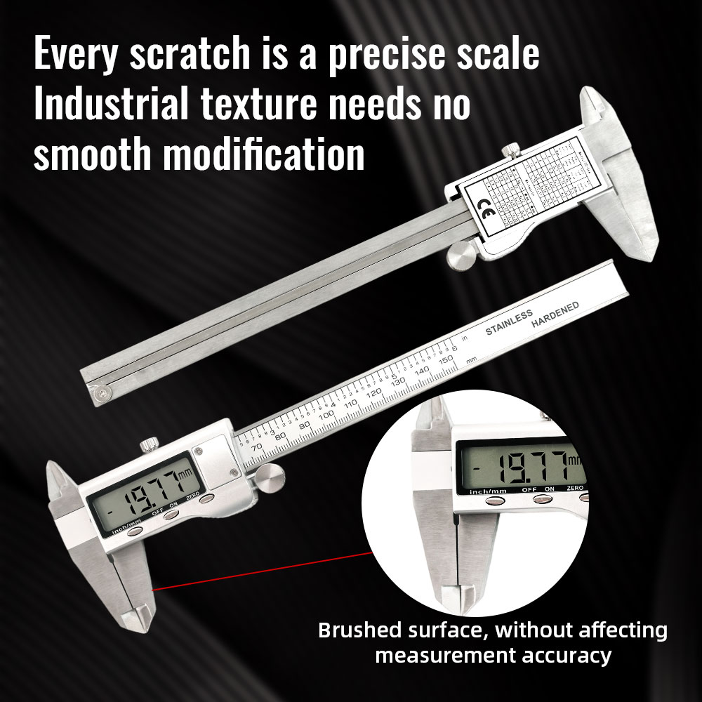Nowy 6-calowy (0-150mm) elektr – Digital Caliper 150Mm Stainless Steel recenzja i cena