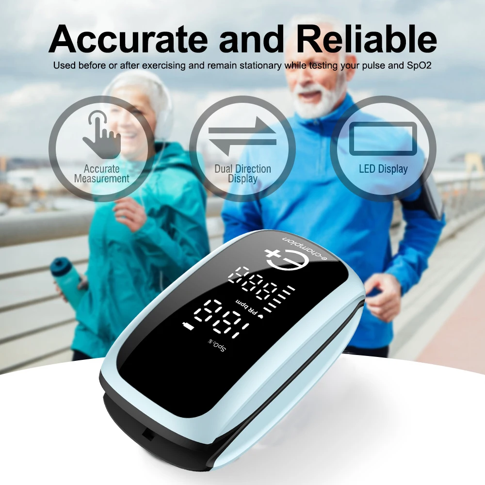 Ładowalny medyczny pulsoksymet – Pulse Oximeter Fingertip Rechargeable recenzja i cena